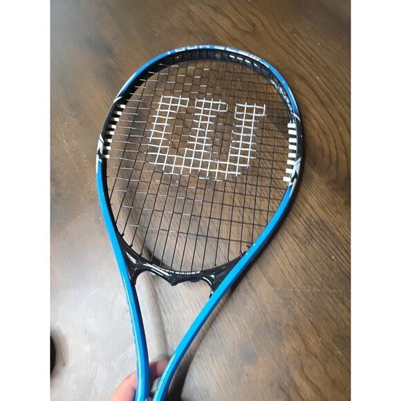 Wilson Tour Slam Lite Power Bridge Blue Black Tennis Rackets 3-7/8” - Picture 12 of 16